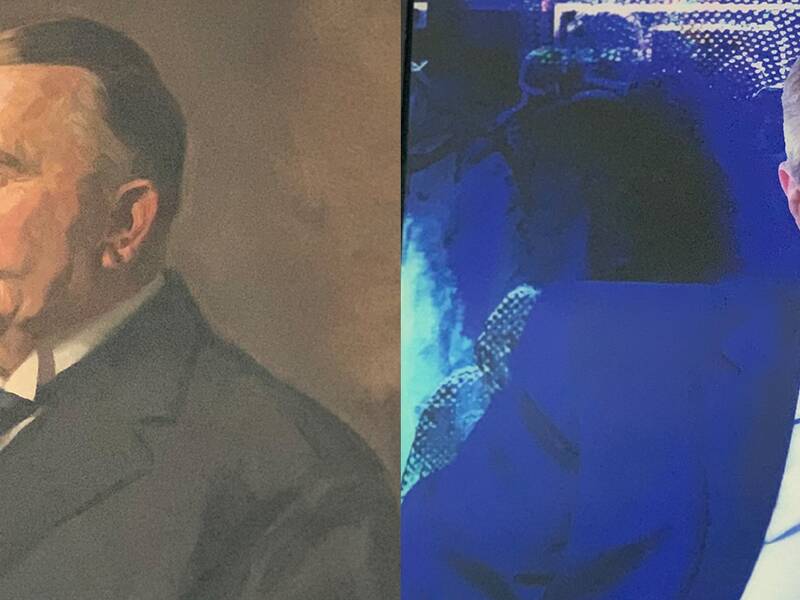 Vorher Nachher Portraits von Bürgermeistern der Stadt Schopfheim